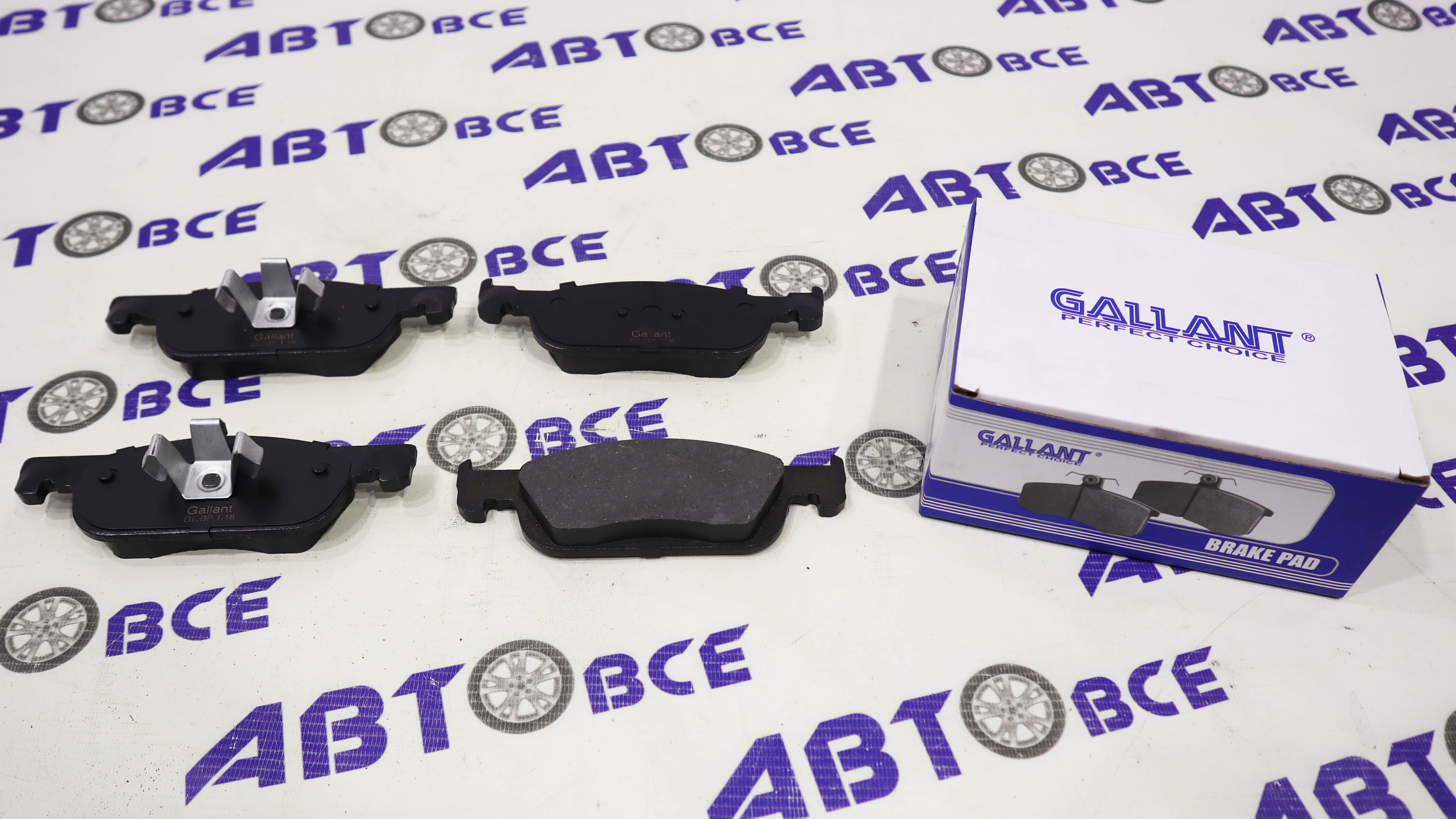 Колодки передние Logan New,Largus,Sandero,Xray (155мм) GALLANT